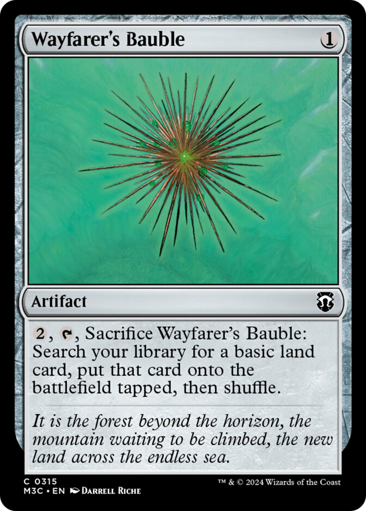 Wayfarer's Bauble (Ripple Foil) [Modern Horizons 3 Commander] | Amazing Games TCG