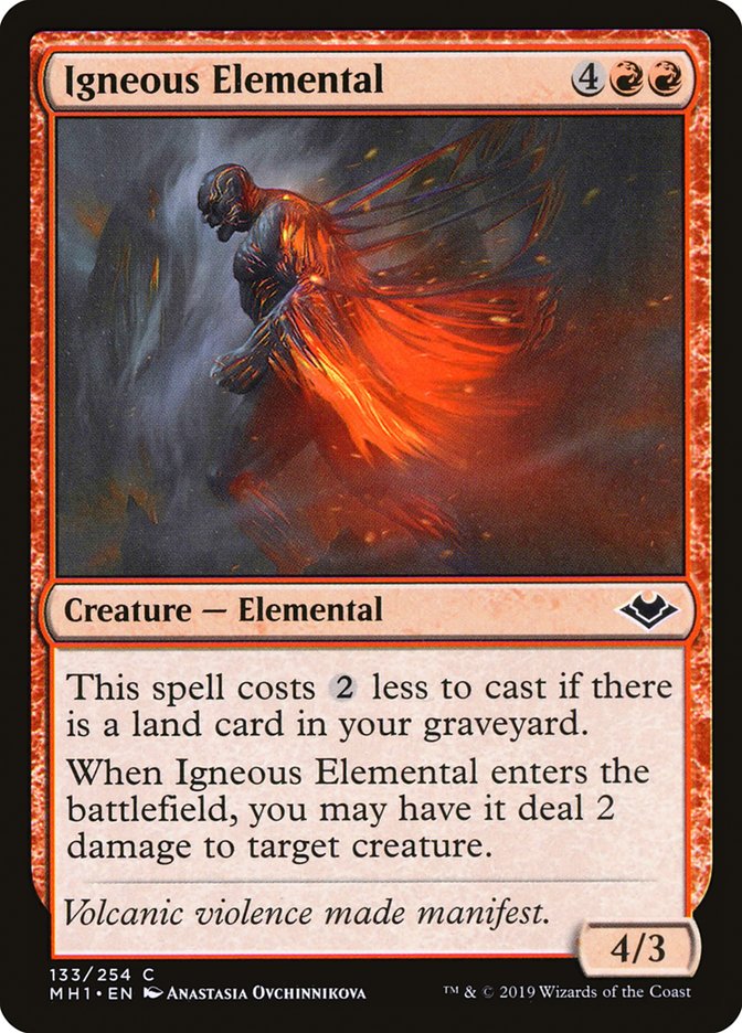 Igneous Elemental [Modern Horizons] | Amazing Games TCG