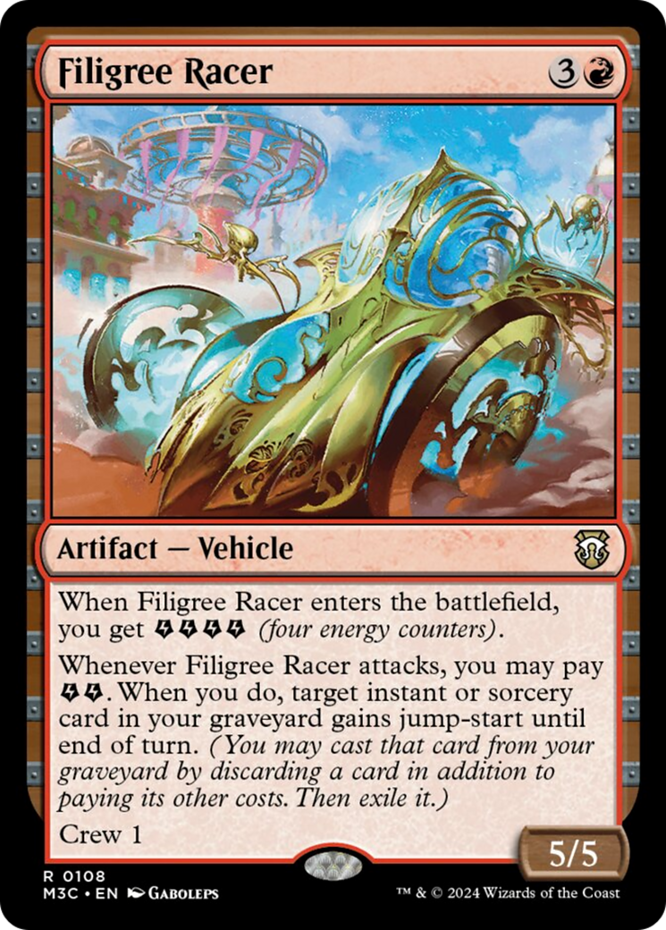 Filigree Racer [Modern Horizons 3 Commander] | Amazing Games TCG