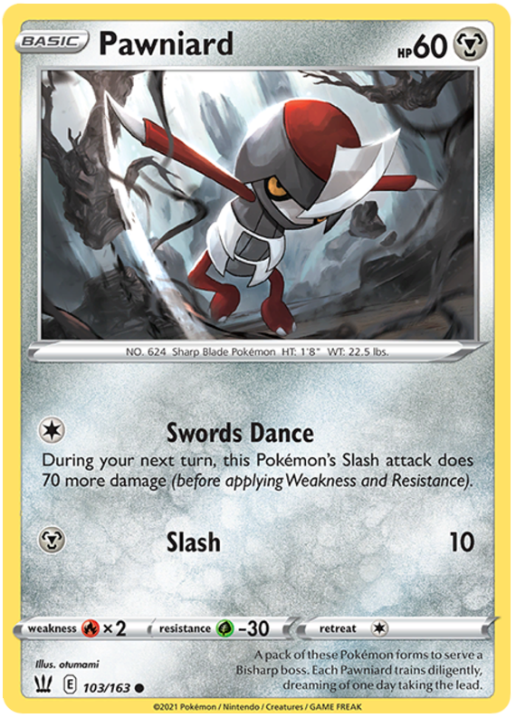 Pawniard (103/163) [Sword & Shield: Battle Styles] | Amazing Games TCG