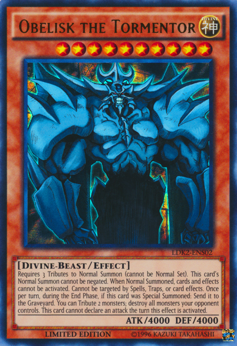 Obelisk the Tormentor [LDK2-ENS02] Ultra Rare | Amazing Games TCG