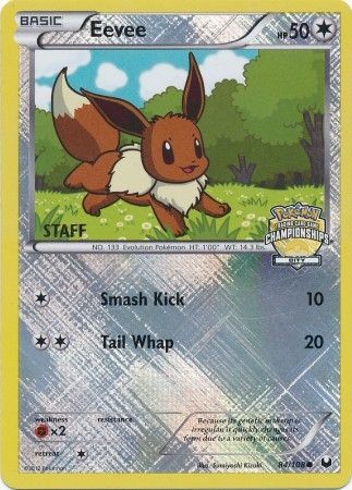 Eevee (84/108) (City Championship Staff) [League & Championship Cards] | Amazing Games TCG