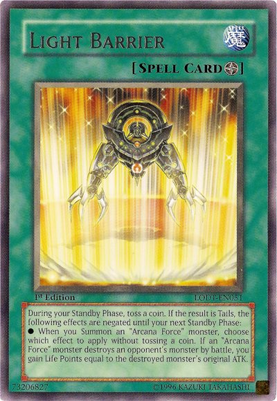 Light Barrier [LODT-EN051] Rare | Amazing Games TCG