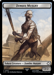 Treasure (0019) // Zombie Mutant Double-Sided Token [Fallout Tokens] | Amazing Games TCG