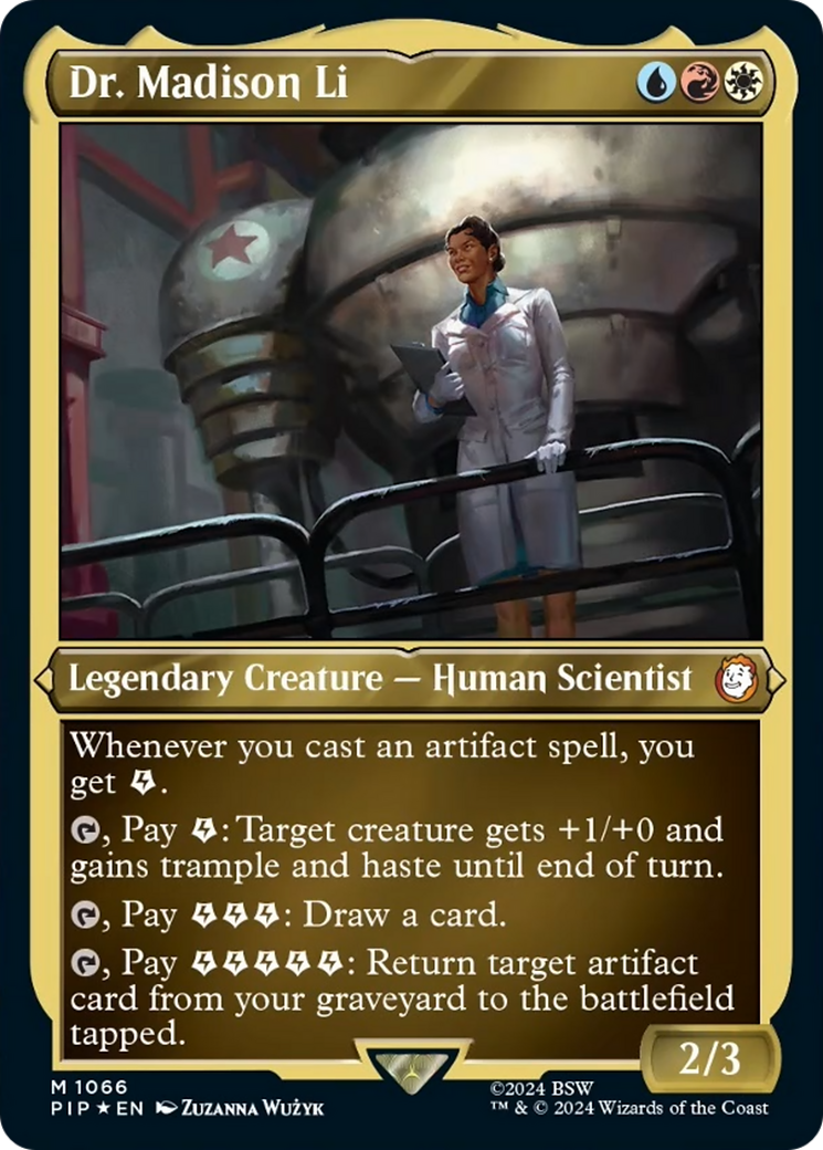 Dr. Madison Li (Display Commander) [Fallout] | Amazing Games TCG