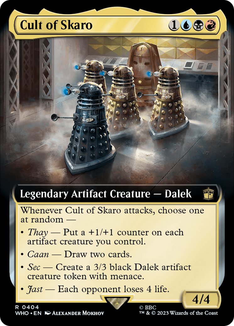 Cult of Skaro (Extended Art) [Doctor Who] | Amazing Games TCG