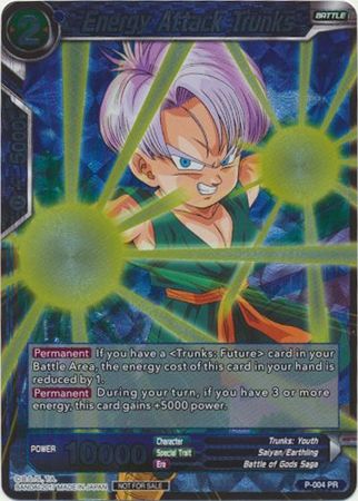 Energy Attack Trunks (P-004) [Promotion Cards] | Amazing Games TCG