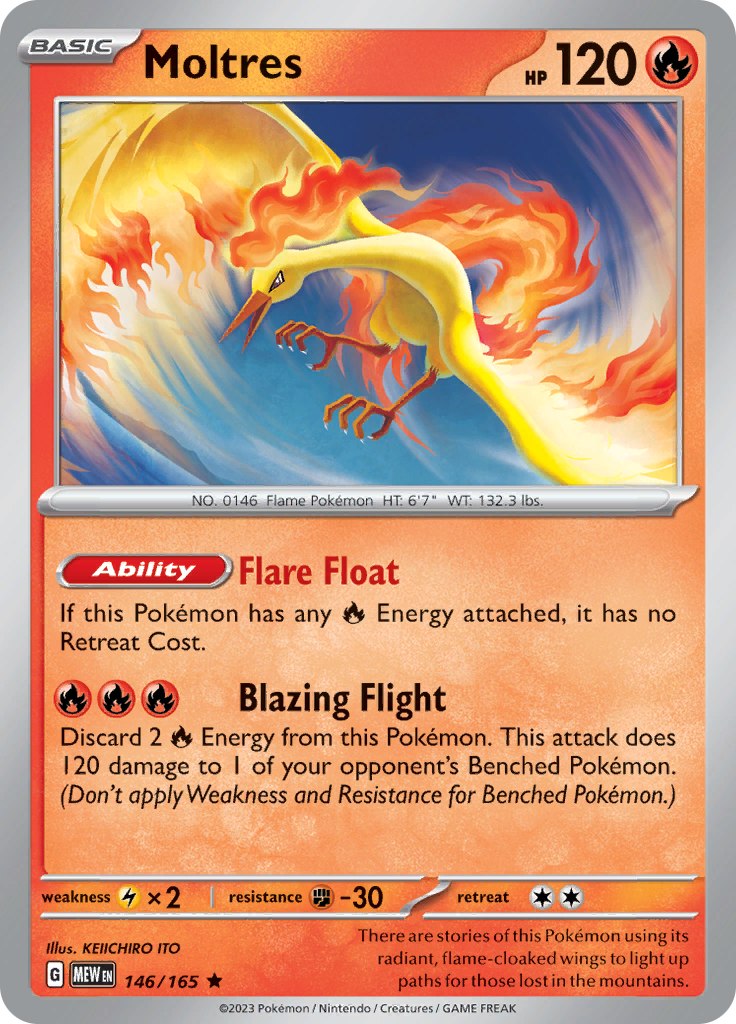 Moltres (146/165) [Scarlet & Violet: 151] | Amazing Games TCG