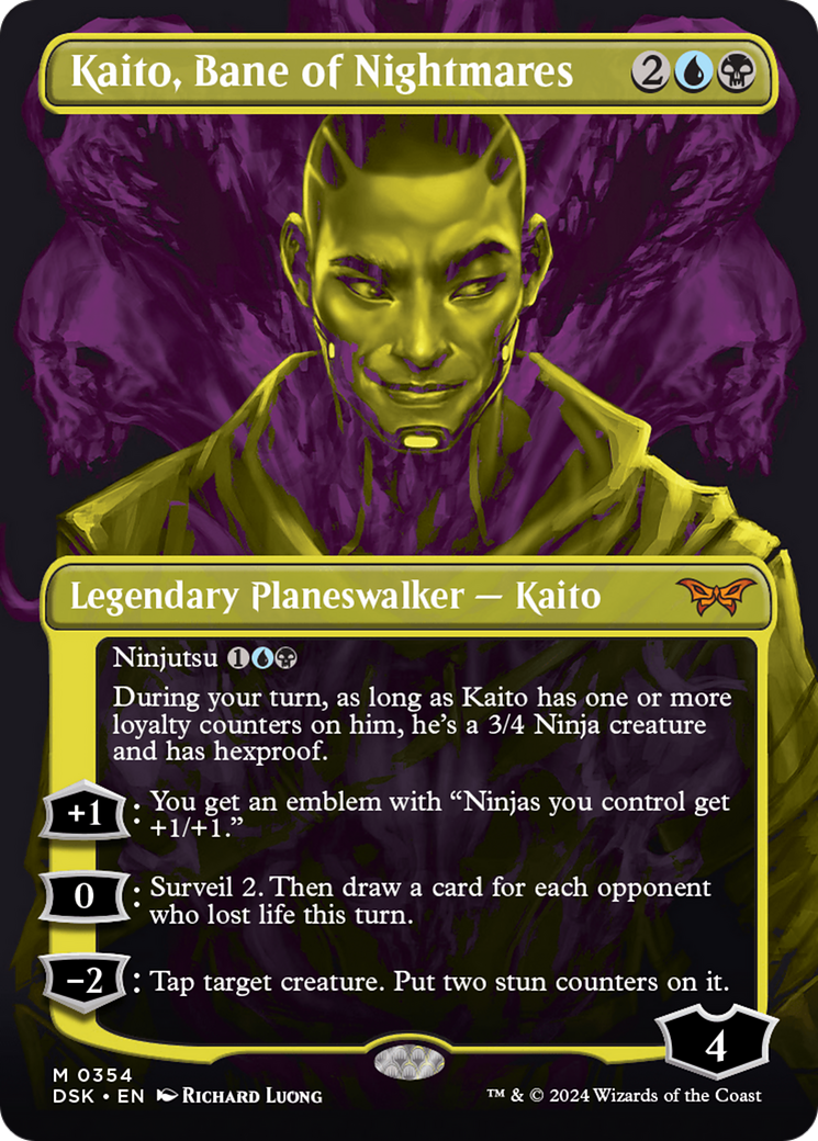 Kaito, Bane of Nightmares (Showcase) [Duskmourn: House of Horror] | Amazing Games TCG