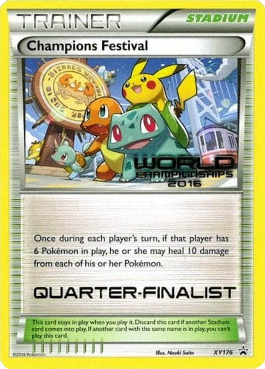 Champions Festival (XY176) (2016 Quarter Finalist) [XY: Black Star Promos] | Amazing Games TCG