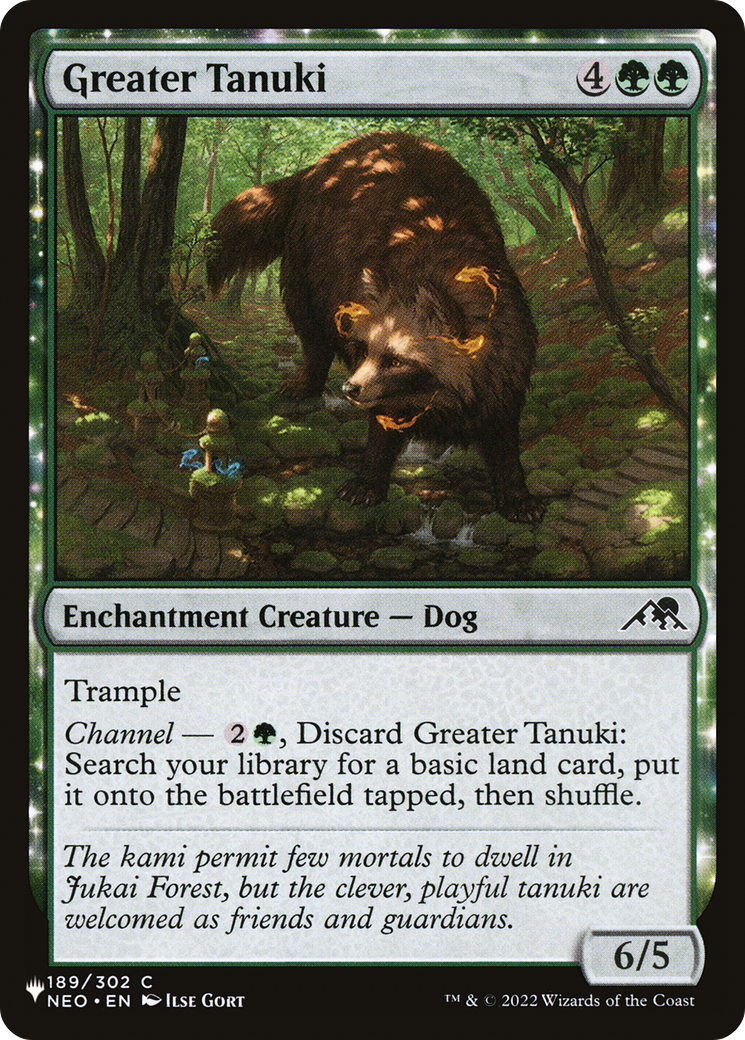 Greater Tanuki [The List] | Amazing Games TCG