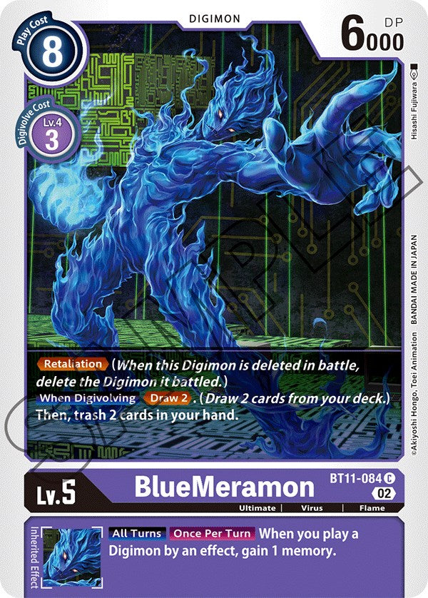 BlueMeramon [BT11-084] [Dimensional Phase] | Amazing Games TCG