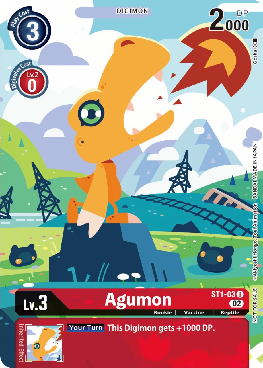 Agumon [ST1-03] (Box Topper) [Dimensional Phase] | Amazing Games TCG