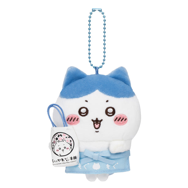 Chiikawa Plush Charm (Mogumogu Honpo) Clerk Mascot - Hachiware
