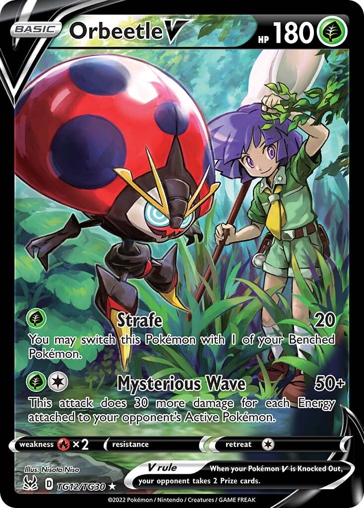 Orbeetle V (TG12/TG30) [Sword & Shield: Lost Origin] | Amazing Games TCG