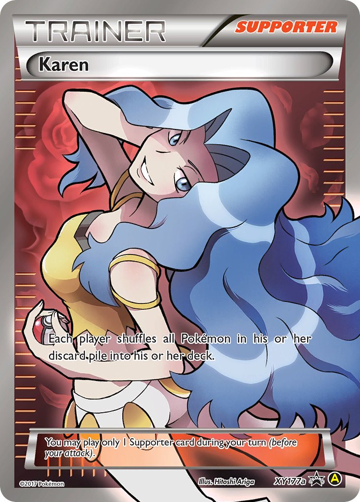 Karen (XY177a) [Alternate Art Promos] | Amazing Games TCG