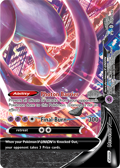 Mewtwo V-Union (SWSH162) [Sword & Shield: Black Star Promos] | Amazing Games TCG