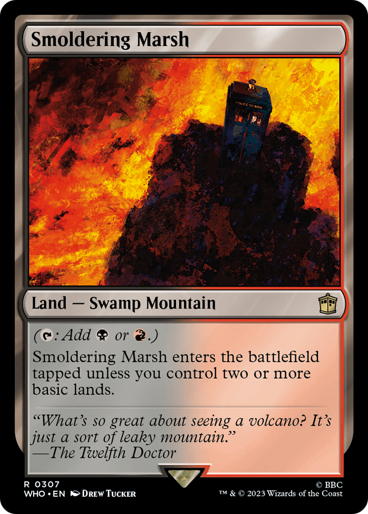 Smoldering Marsh [Doctor Who] | Amazing Games TCG