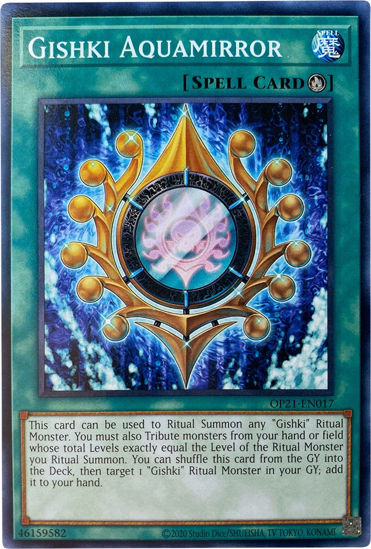 Gishki Aquamirror [OP21-EN017] Common | Amazing Games TCG