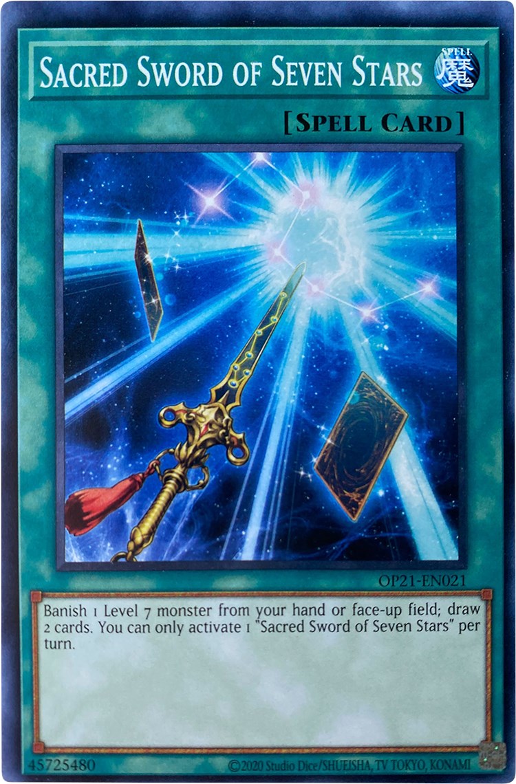 Sacred Sword of Seven Stars [OP21-EN021] Common | Amazing Games TCG