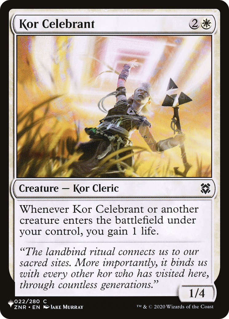 Kor Celebrant [The List Reprints] | Amazing Games TCG