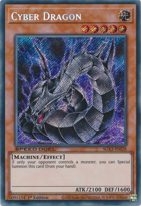 Cyber Dragon [SGX3-ENI28] Secret Rare | Amazing Games TCG