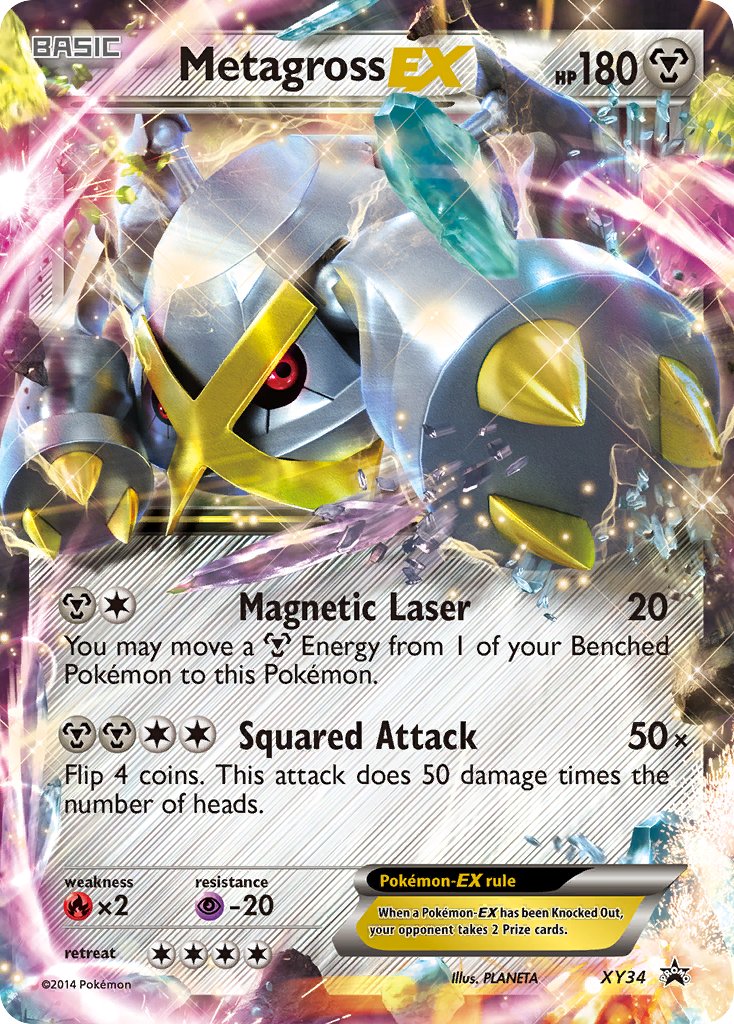 Metagross EX (XY34) [XY: Black Star Promos] | Amazing Games TCG