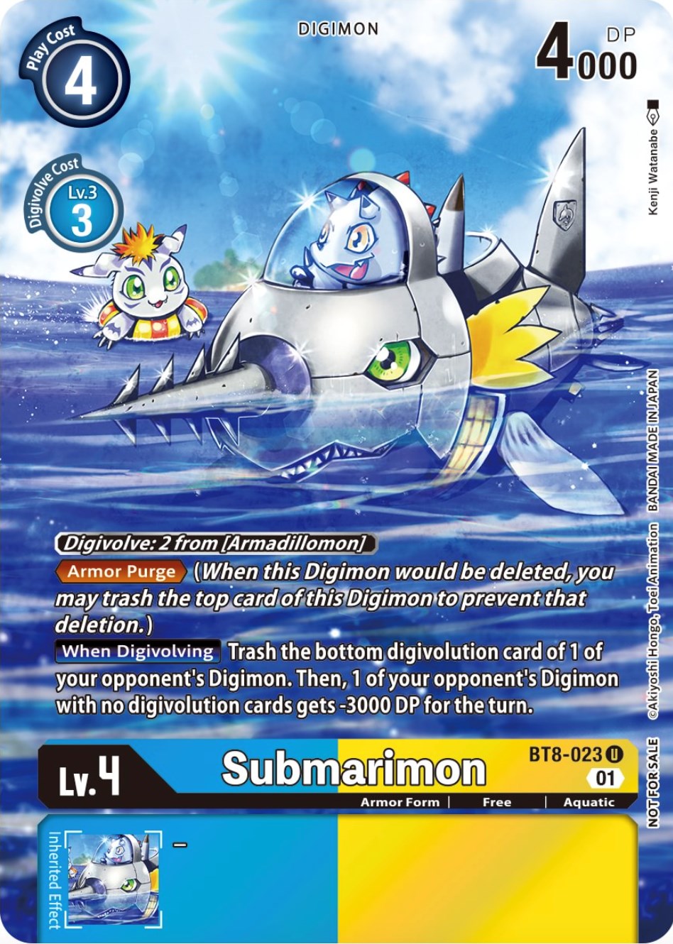 Submarimon [BT8-023] (Official Tournament Pack Vol.9) [New Awakening Promos] | Amazing Games TCG
