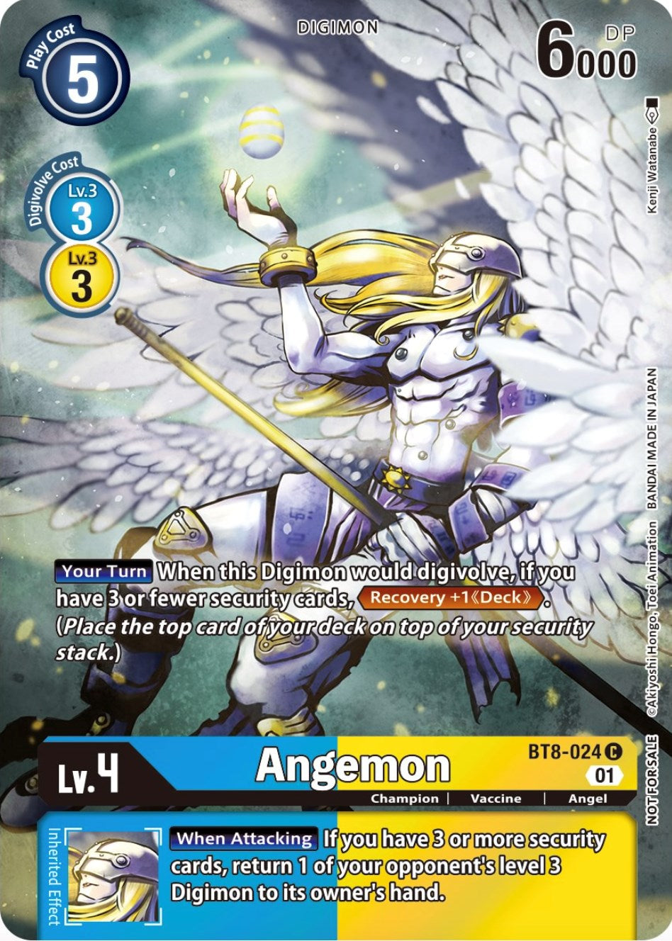 Angemon [BT8-024] (Official Tournament Pack Vol.9) [New Awakening Promos] | Amazing Games TCG