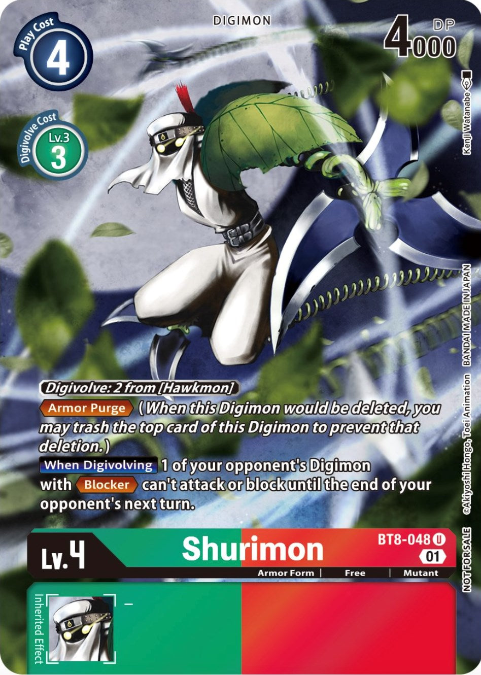 Shurimon [BT8-048] (Official Tournament Pack Vol.9) [New Awakening Promos] | Amazing Games TCG