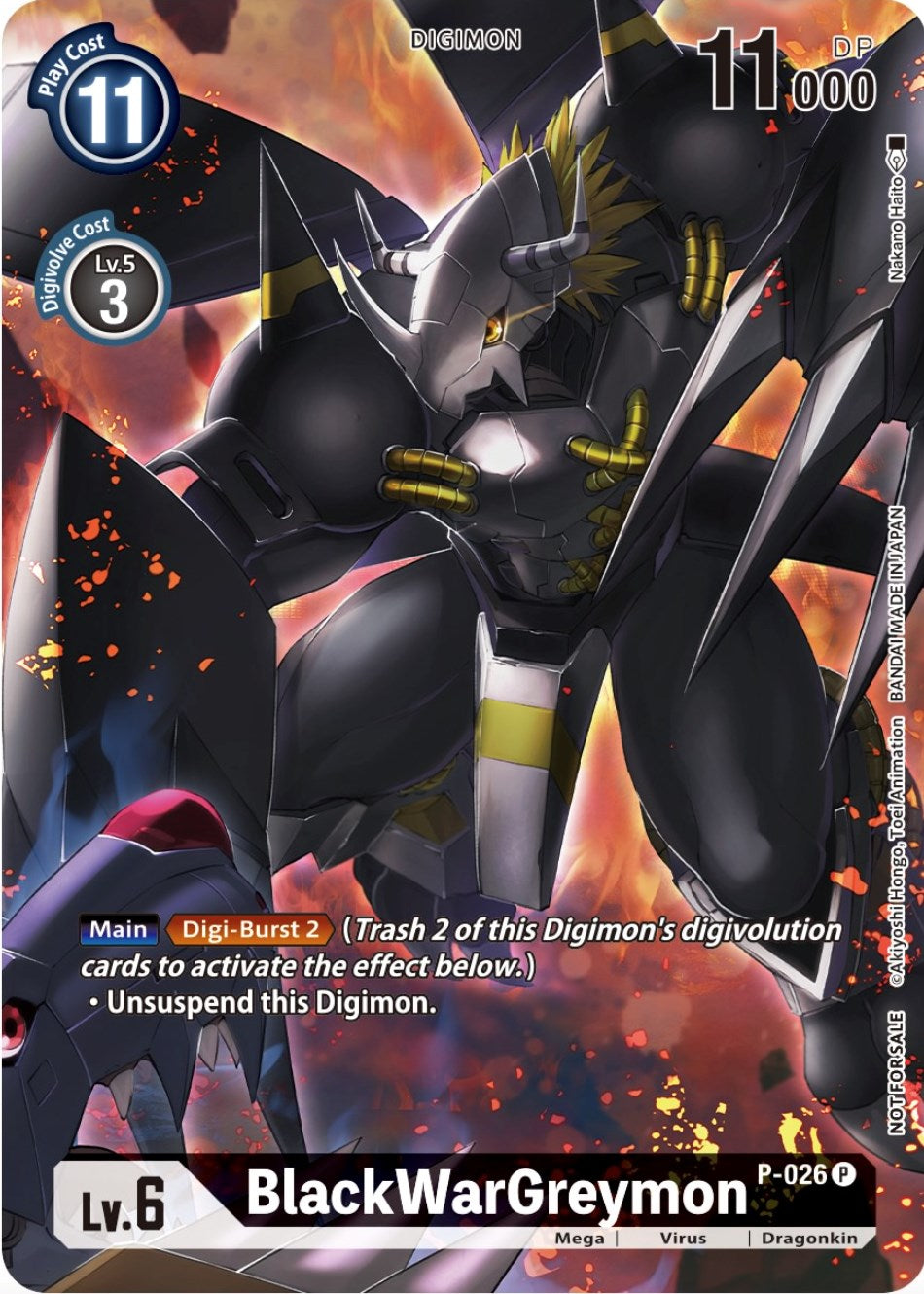 BlackWarGreymon [P-026] (Winner Pack Across Time) [Promotional Cards] | Amazing Games TCG