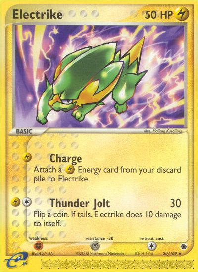 Electrike (30/109) [EX: Ruby & Sapphire] | Amazing Games TCG