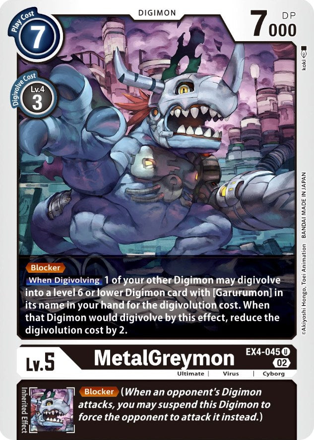 MetalGreymon [EX4-045] [Alternative Being Booster] | Amazing Games TCG