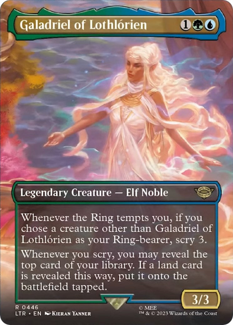 Galadriel of Lothlorien (Borderless Alternate Art) [The Lord of the Rings: Tales of Middle-Earth] | Amazing Games TCG