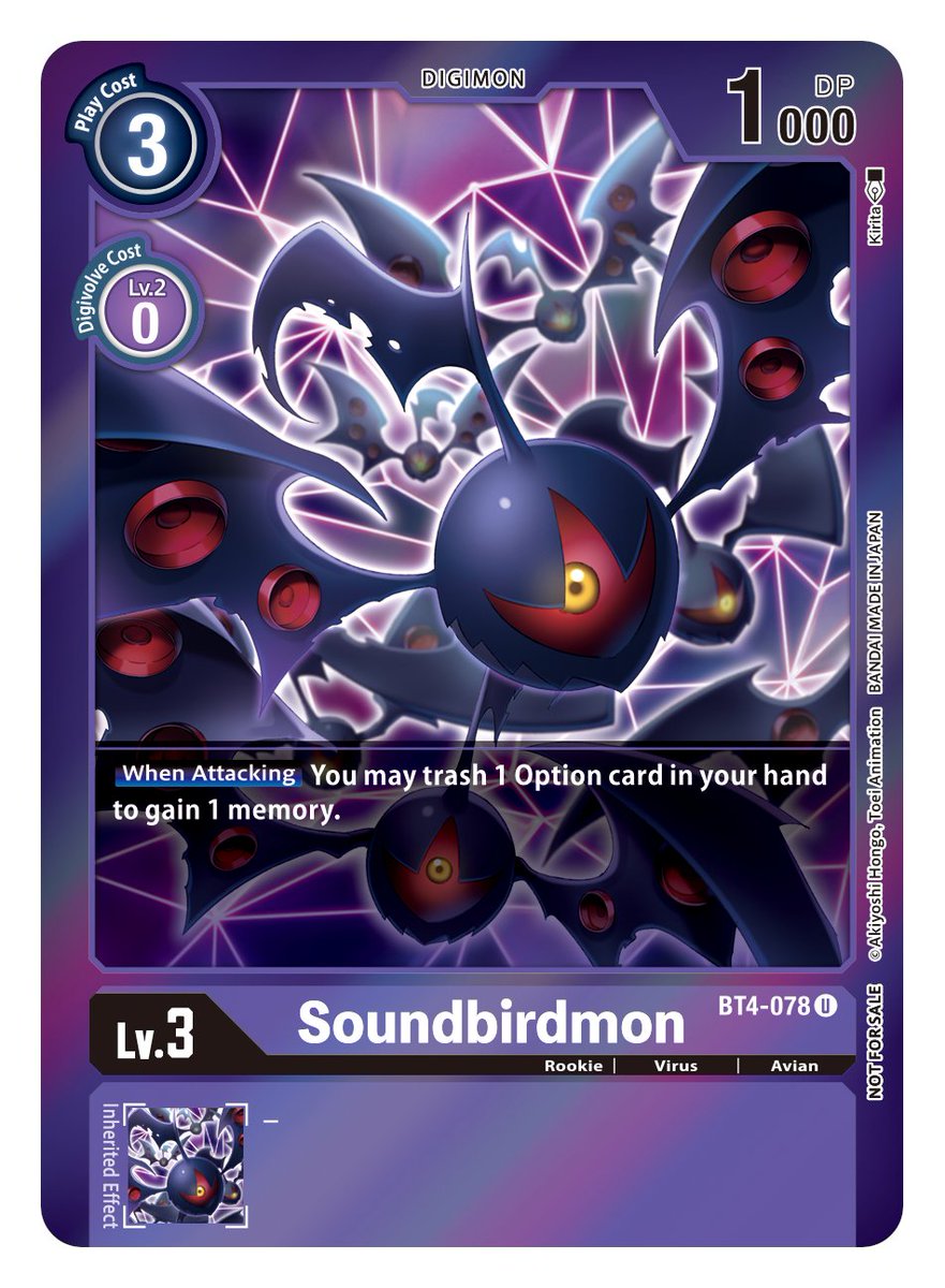 Soundbirdmon [BT4-078] (Event Pack 2) [Great Legend] | Amazing Games TCG