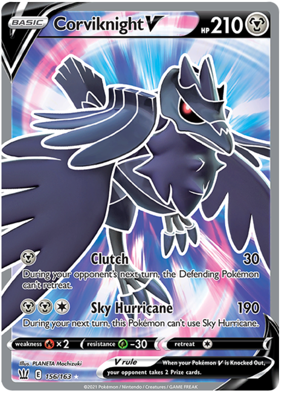 Corviknight V (156/163) [Sword & Shield: Battle Styles] | Amazing Games TCG