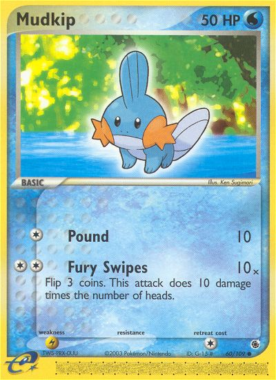 Mudkip (60/109) [EX: Ruby & Sapphire] | Amazing Games TCG