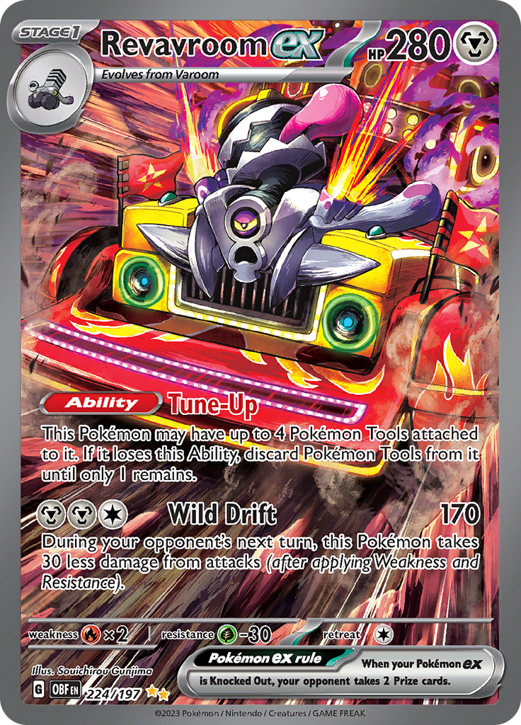 Revavroom ex (224/197) [Scarlet & Violet: Obsidian Flames] | Amazing Games TCG