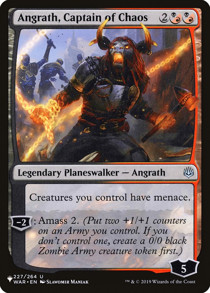 Angrath, Captain of Chaos [The List] | Amazing Games TCG