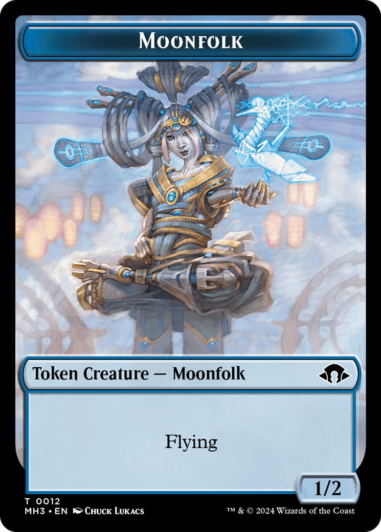 Moonfolk Token [Modern Horizons 3 Tokens] | Amazing Games TCG