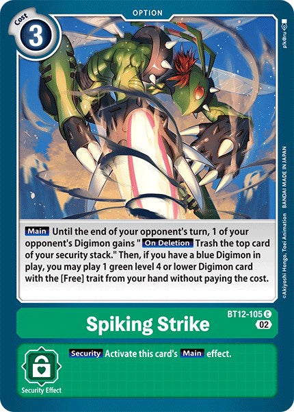 Spiking Strike [BT12-105] [Across Time] | Amazing Games TCG