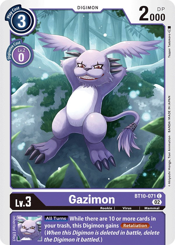 Gazimon [BT10-071] [Xros Encounter] | Amazing Games TCG