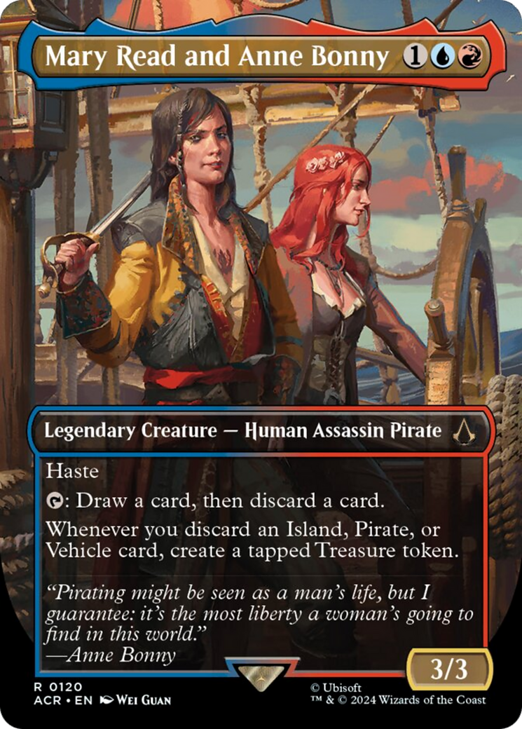 Mary Read and Anne Bonny (Borderless) [Assassin's Creed] | Amazing Games TCG