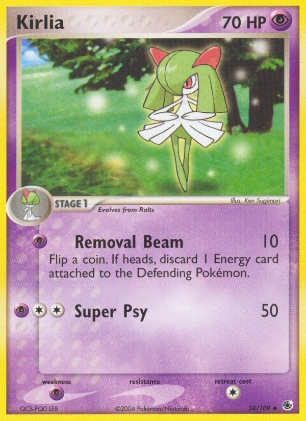 Kirlia (34/109) [EX: Ruby & Sapphire] | Amazing Games TCG