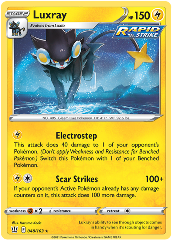 Luxray (048/163) [Sword & Shield: Battle Styles] | Amazing Games TCG