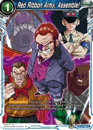 Red Ribbon Army, Assemble! (BT17-056) [Ultimate Squad] | Amazing Games TCG