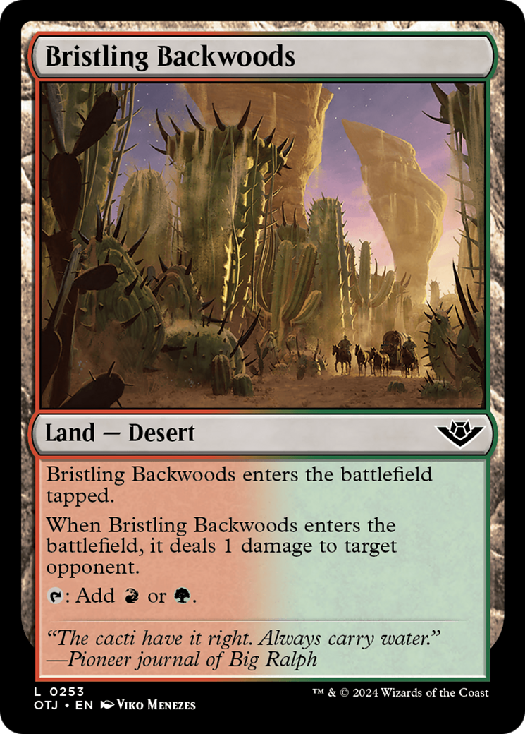 Bristling Backwoods [Outlaws of Thunder Junction] | Amazing Games TCG