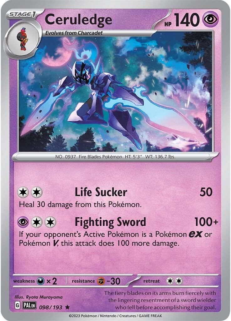 Ceruledge (098/193) [Scarlet & Violet: Paldea Evolved] | Amazing Games TCG