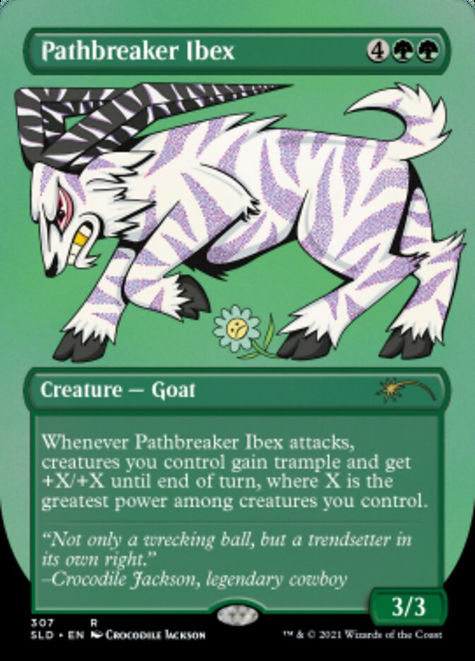 Pathbreaker Ibex (Borderless) [Secret Lair Drop Series] | Amazing Games TCG