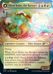 Nicol Bolas, the Ravager // Nicol Bolas, the Arisen (Borderless) [Secret Lair: From Cute to Brute] | Amazing Games TCG